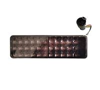 SYLTER Lámpara Señal Giro Reemplazo Coche 1 Par Caja Humo RH LH 36LED Luces Freno De Señal Giro Traseras Para SUZUK I Para JIMNY Para JA11 JA12 JA22 JB31 SJ30 SJ40(Smoke)