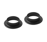 SylvaLexis 2-Piece Bike Bottom Bracket Bearing Cup Cover Dustproof | Construcción de plástico impermeable, acabado de superficie suave, montaje sin herramientas, protege cojinetes de eje medio