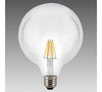 Sylvania Bombilla LED globo E27 8W 827 transparente EC:EPREL:542887