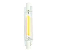 Sylvania Bombilla LED R7S de 78 mm, filamento, repuesto halógeno LED (470 lm, color de la luz: 4000 K), bombilla LED de color blanco neutro [clase energética 1 lámpara), no regulable