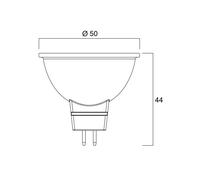 Sylvania Bombilla LED SUPERIA RETRO GU5.3 MR16 5 W 840 480 lm atenuable EC:EPREL:2277784