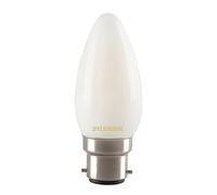 Sylvania Bombilla vela LED B22 4,5W 827 mate EC:EPREL:542851