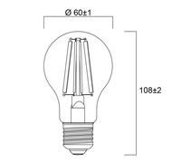 Sylvania E27 filamento LED 4W 2.700K 840 lm EC:EPREL:1556624