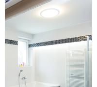 Sylvania Lámpara LED de techo SylRadiance, Ø 40 cm blanco PMMA IP54 True