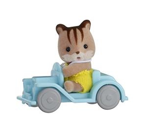 Sylvanian Families - 05203 - Bebé para Llevar, Ardilla en Coche, Multico(EPI)