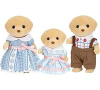 Sylvanian Families 5305 Labrador - Juego de 3 figuritas de Perro Labrador para casa de muñecas
