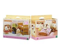 SYLVANIAN FAMILIES 5338 Set Habitación de los niños + 5019 Set Cama Doble