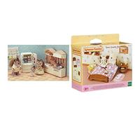 SYLVANIAN FAMILIES 5341 Set De Cocina + 5019 Set Cama Doble