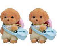 SYLVANIAN FAMILIES 5411 Bebé Perro Caniche (Paquete de 2)