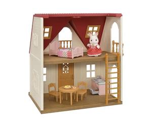 SYLVANIAN FAMILIES 5567 rosso Roof Cosy Cottage Starter Home - Dollhouse Playset, Multicolor
