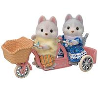 Sylvanian Families 5637 Hermanos Husky en tándem - Casa de muñecas