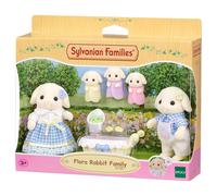 Sylvanian Families 5735 Familia Coneja Flora Set De Juego De Casa De Muñecas