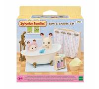 Sylvanian families - 5739 set de baño y ducha - casa de muñecas