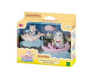 Sylvanian Families - 5820 Amusement Park Ride Set -Ride The Waves- Dollhouse Playsets