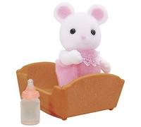 Sylvanian Families - Bebé ratón, color blanco (Epoch para Imaginar 5069)