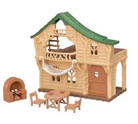SYLVANIAN FAMILIES Cabaña del Lago, Color Beige y Verde (05451) 4018 - Familia E