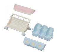 Sylvanian Families - Carrito de trillizos con muñeca ㅤ