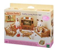 Sylvanian Families Comfy Living Room Set & 5338 Children's Bedroom Set, Multicol