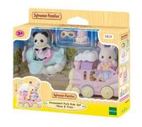 Sylvanian Families - Crème en Tren y Erin en Avión