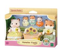 Sylvanian Families Epoch Juego Familia Hamster Con Trillizos Y Carrito Bebé 3+