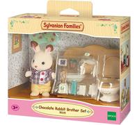 Sylvanian Families Playset Conejo Chocolate Y Baño Lavabo WC Epoch 5015