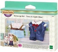 SYLVANIAN FAMILIES Set Vestidos De Noche Dress Up Azul Y Blu Original Epoch 6019