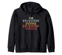 Sylvester Name Sylvester Personalized Name First Given Sudadera con Capucha