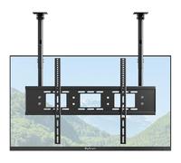 SYLVOX Soporte de techo con doble barra para televisor LED CD OLED de 55 a 75 pulgadas, máx. VESA 900 x 600 mm, soporta hasta 45 kg, ajuste de altura completa, soporte de techo para TV