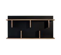 Symbiosis Bern 90 Patrones, Madera, Negro, 90 x 23 x 11 cm