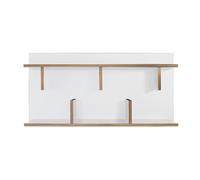 Symbiosis Bern Estantería de Pared, Madera, Blanco, 90 x 23 x 11 cm
