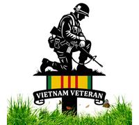 Symbolic Outdoor Decor: Designed as a Soldier Decor Piece, The Metal Gard | Symbolic Outdoor Decor: Designed as a soldier decor piece, the Metal Garden Stakes Decorative highlights themes of courage