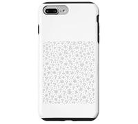 Symbols Overloaded Bold Icons Pattern tee para Trendsetters Carcasa para iPhone 7 Plus/8 Plus