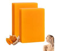 Symbolty Turmeric Brightening Soap - Natural Hand Soap for Fades Dark Spots and Blemishes, Turmeric & Kojic Acid Soap for Both Face and Body - Helps Restore a More Radiant, Even Complexion (2)