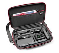 SYMIK Funda para Insta360 X5 X4, impermeable, resistente a los golpes, compacta, bolsa de viaje con correa para el hombro, funda de nailon rígido para Insta 360 X5 X4 accesorios (S320-XV2)
