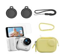 SYMIK Funda pequeña para accesorios Insta360 GO Ultra - Go Ultra Case | Tapa de silicona para objetivo Insta 360 GO Ultra