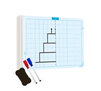 Symmetry Drawing, Children Erasable Board, 5.51x3.94 Inches Educational Toy Set, Concentration Training, Reusable Drawing Exterior for Kids Boys Girls Learning Practice