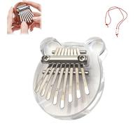 Symmetry Finger Thumb Piano, 8 Key exquisite Finger Thumb Piano, Kalimba Thumb Piano, Finger Piano, Mini Thumb Piano, Piano Gift for Kids Adult Beginne (1pcs,G)