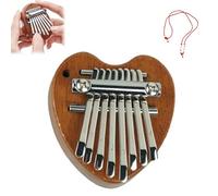 Symmetry Finger Thumb Piano, 8 Key exquisite Finger Thumb Piano, Kalimba Thumb Piano, Finger Piano, Mini Thumb Piano, Piano Gift for Kids Adult Beginne (1pcs,D)
