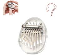 Symmetry Finger Thumb Piano, 8 Key exquisite Finger Thumb Piano, Kalimba Thumb Piano, Finger Piano, Mini Thumb Piano, Piano Gift for Kids Adult Beginne (1pcs,E)