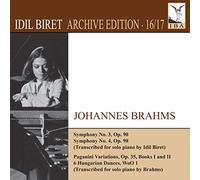 Symphonies No3 Op90 & No4 Op98-Paganini Variations Op35 s 1&3- 6 Hungarian Dances WoO1