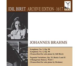 Symphonies No3 Op90 & No4 Op98-Paganini Variations Op35 s 1&3- 6 Hungarian Dances WoO1