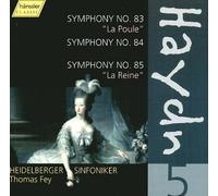 Symphonies Nos. 83, 84, 85 (Fey, Heidelberger Sinfoniker) by Joseph Haydn (2004-03-29)