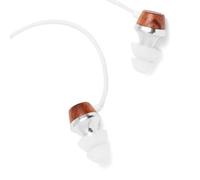 Symphonized ALN Premium - Auriculares con Aislamiento de Ruido en el oído, de Madera auténtica y micrófono (Blanco)