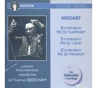 Symphony 35 36 & 38 by Mozart