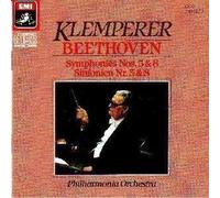 Symphony 5 & 8 by Beethoven, Klemperer, and Philharmonia Orchestra / EMI 1985