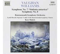 Symphony No. 7 Sinfonia Antartica/ Symphony No. 8 in D Minor by R. Vaughan Williams (1998-08-25)