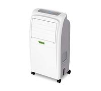 Symphony NOBLE Calefactor - Enfriador evaporativo | Humidificador | Purificador | 15 m2 | Filtro antiácaros, antibacteriano, antiolor, alérgenos | 65W - 2000 W | 6,5 L | 3 Velocidades | Blanco
