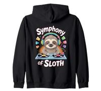 Symphony of Sloth DJ Perezoso Música Sudadera con Capucha