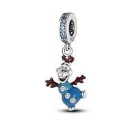 Symretie Colgante de plata 925 para pulseras o collares, compatible con diseños Pandora y europeos. Adecuado para mujeres y niñas.