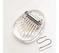 Symtmetry Symmetry Finger Thumb Piano,8 Key Exquisite Finger Thumb Piano,Portable thumb piano,Marimba Musical Good Accessory Pendant Gift,Piano Gift for Kids Adult (Crystal)